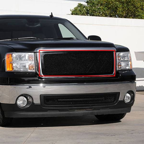 T-Rex 2007-2013 GMC Sierra 1500 Sierra Denali 1500 Upper Class Mesh Grille Black 51205