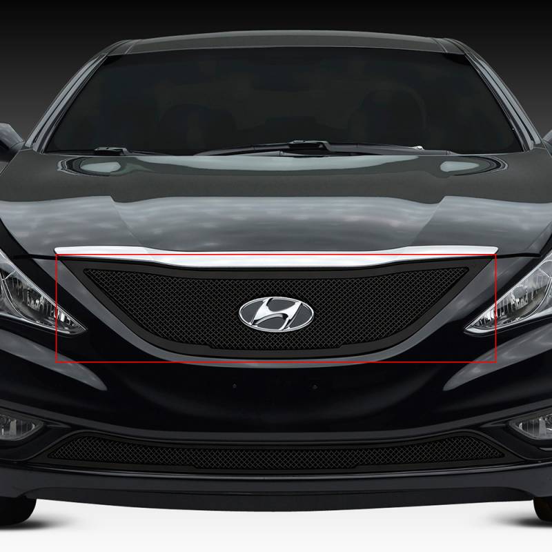 T-Rex 2011-2013 Hyundai Sonata Upper Class Main Mesh Grille Formed Mesh Center Black 51490