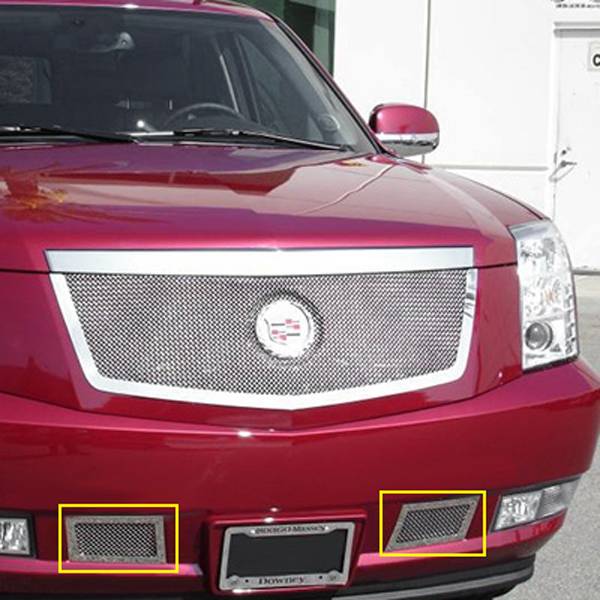 T-Rex 2007-2014 Cadillac Escalade EXT ESV Upper Class Bumper Mesh Grille Overlay Polished 55195