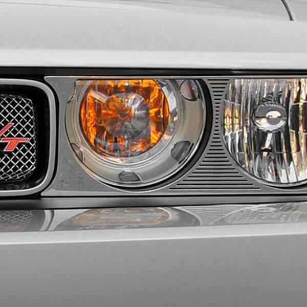 T-Rex 2009-2014 Dodge Challenger T1 Series Headlamp Bezels 2 Pc Polished 11415