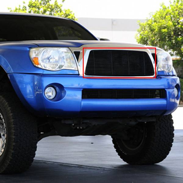 T-Rex 2005-2010 Toyota Tacoma Billet Grille Insert 20 Bars Black 20895B