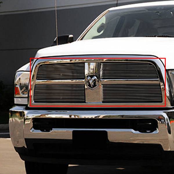 T-Rex 2010-2012 Dodge Ram 2500 3500 Billet Grille Overlay Insert Polished 4 Pc 21451