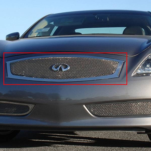 T-Rex 2008-2014 Infiniti G-37 Coupe Upper Class Mesh Grille Replacement Polished 54810