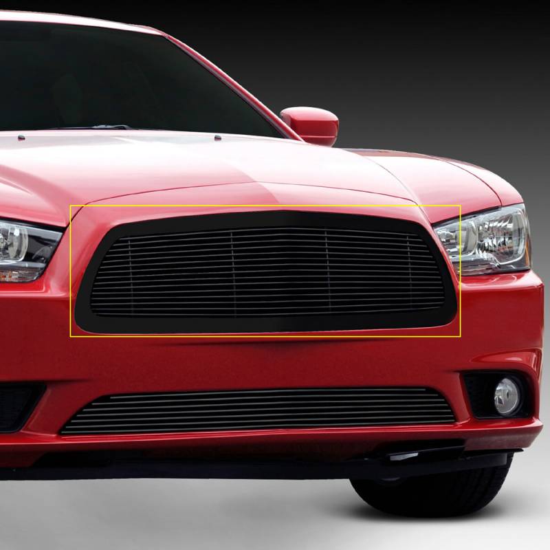 T-Rex 2011-2014 Dodge Charger Billet Grille With Frame Replaces OE Grille 1 Pc Black 20442B