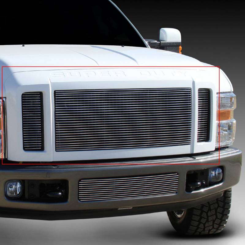 T-Rex 2008-2010 Ford F-250 F-350 Super Duty Billet Grille Insert Polished 3 Pc 20563