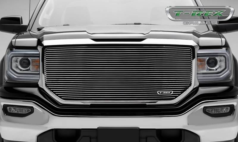 T-REX 2016-2018 GMC Sierra 1500 Laser Billet Main Grille Without Logo Cutout Insert Polished 6202140