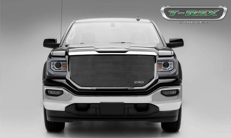 T-REX 2016-2018 GMC Sierra 1500 Laser Billet Main Grille Without Logo Cutout Insert Polished 6202140