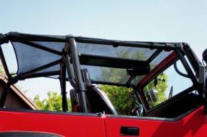 Warrior 2007-2017 Jeep Jk Wrangler Breezer Bikini Top Mesh Black 1165