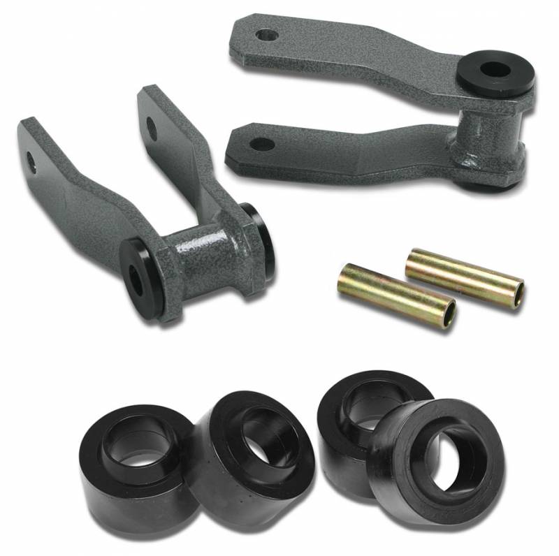 Warrior 1984-2001 Jeep Cherokee 1986-1992 Comanche 1" Lift Shackle 2" Rear Grey Pair 165