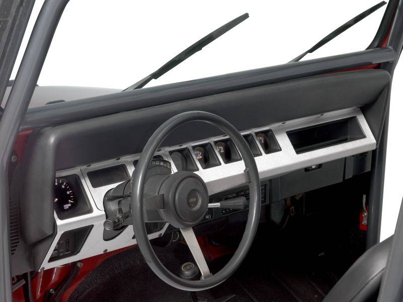 Warrior 1987-1996 Jeep Yj Dash Panel Overlay For 60424