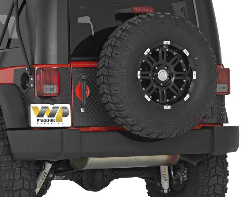 Warrior 2007-2017 Jeep Wrangler Jk 2 Door Corner No Holes For Lights Gas Filler and Hinges Only Steel S924