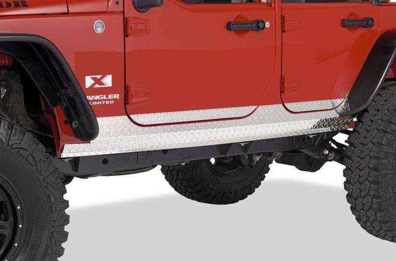 Warrior 2007-2016 Jeep Jk 2Dr Side plates Rubicon Includes 5" Added Above Oem Door Line 927E