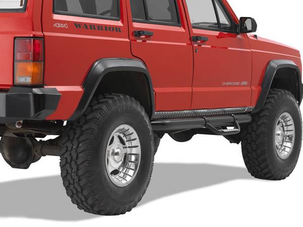 Warrior 1984-2001 Jeep Cherokee Under Door Side Plate 2 and 4 Door Powder Coated 937PC