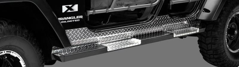 Warrior 2007-2017 Jeep Jk Wrangler 2Dr Rock Bars No Step Pair 7441