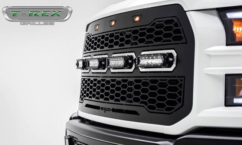 T-rex 2017-2020 Ford Raptor Revolver Series w/o Forward Facing Camera Main Replacement Grille 6515661