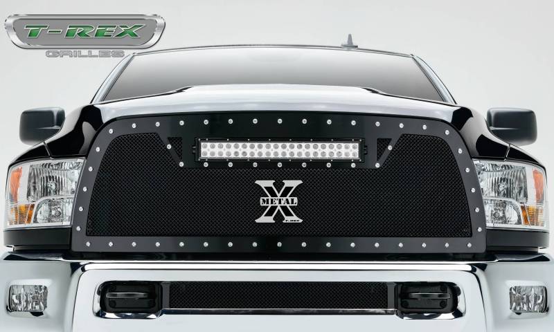 T-rex 2010-2012 Dodge Ram Pu 2500/3500 Led Light Grille Single 20 Light Bar For Off-road Use Only 6314531