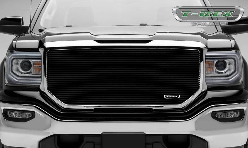 T-Rex 2016-2018 GMC Sierra 1500 Laser Billet Main Grille without Logo Cutout Insert Black 6202141