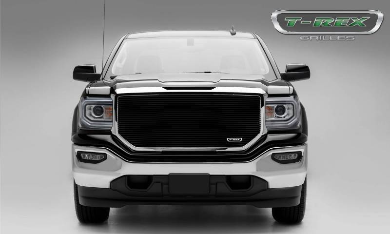 T-Rex 2016-2018 GMC Sierra 1500 Laser Billet Main Grille without Logo Cutout Insert Black 6202141