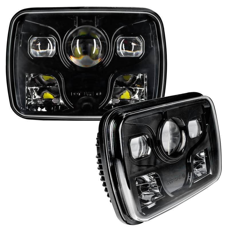 Oracle Lighting 7"x6" 40W Replacement LED Headlight Black Pair 6919-001