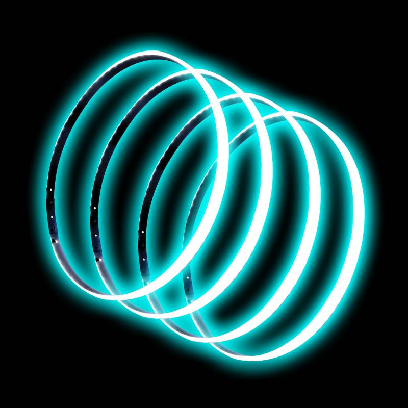 Oracle Lighting LED Illuminated Wheel Rings Aqua 4215-010