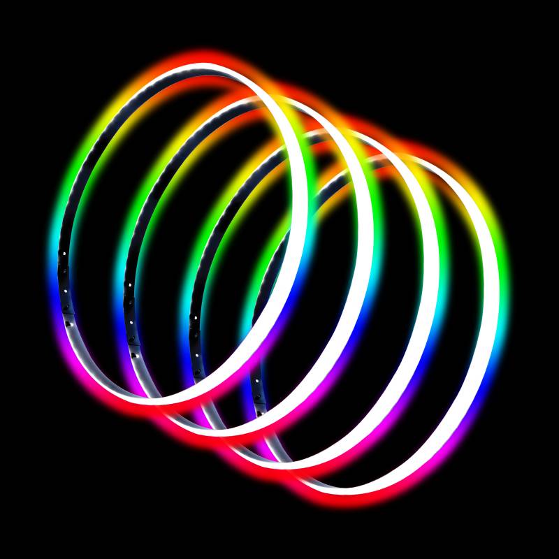 Oracle Lighting LED Illuminated Wheel Rings ColorSHIFT No Remote 4215-334