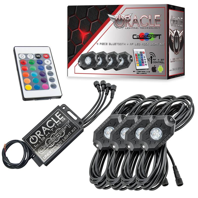 Oracle Lighting Bluetooth + RF ColorSHIFT Underbody Rock Light Kit 4 PCS 5818-333