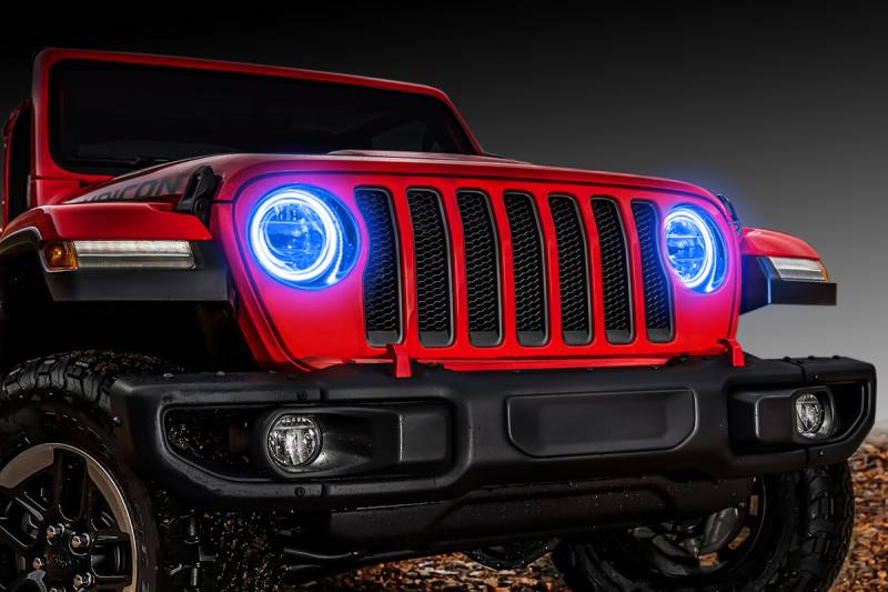 Oracle Lighting 2018-2021 Jeep Wrangler JL LED Waterproof Halo Kit 1214-002