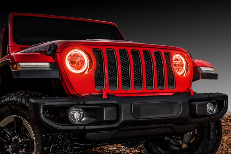 Oracle Lighting 2018-2021 Jeep Wrangler JL LED Waterproof Halo Kit 1214-005