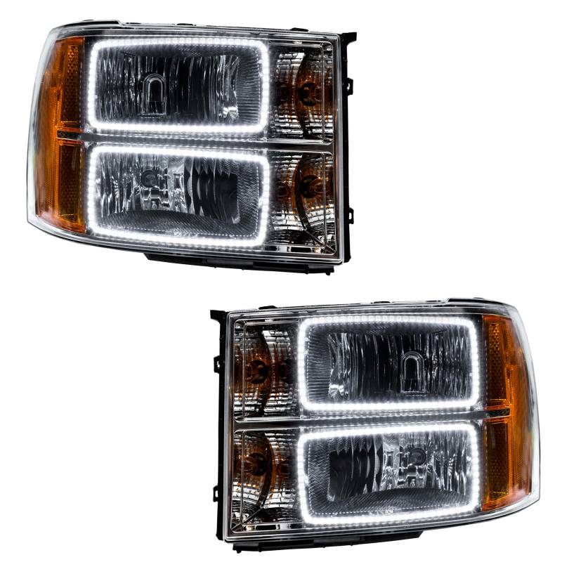 Oracle Lighting 2007-2013 GMC Sierra SMD Headlights Square Ring Design 7054-001