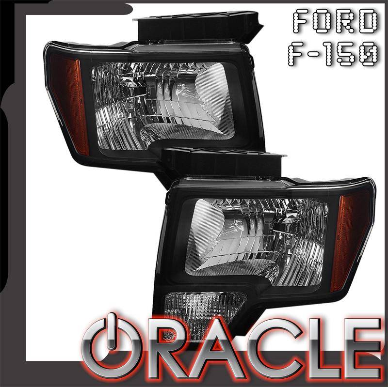 Oracle Lighting 2009-2014 Ford F-150 LED Headlights Black 7188-001