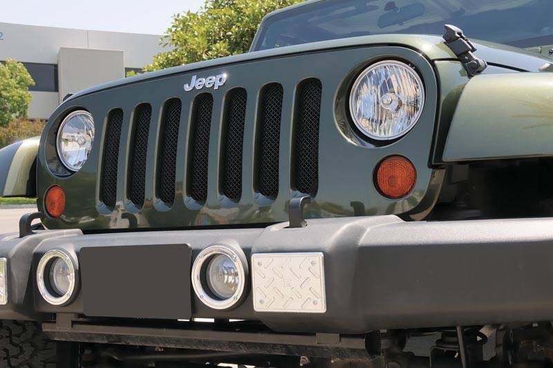 T-Rex 2007-2018 Jeep Wrangler JK Sport Series Formed Mesh Grille Black 46481