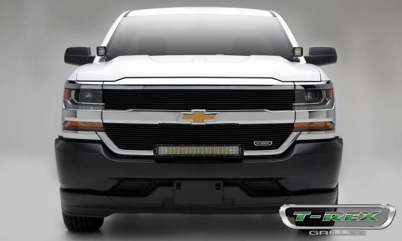 T-Rex 2016-2018 Chevrolet Silverado 1500 Does Not Fit Z71 Laser Billet Grille Overlay Black 6211271