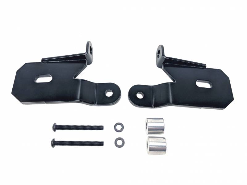 KC HiLites 2018-2024 Jeep Wrangler JL 2020-2024 Gladiator JT A-Pillar Light Mount Windshield Bracket Set 7318