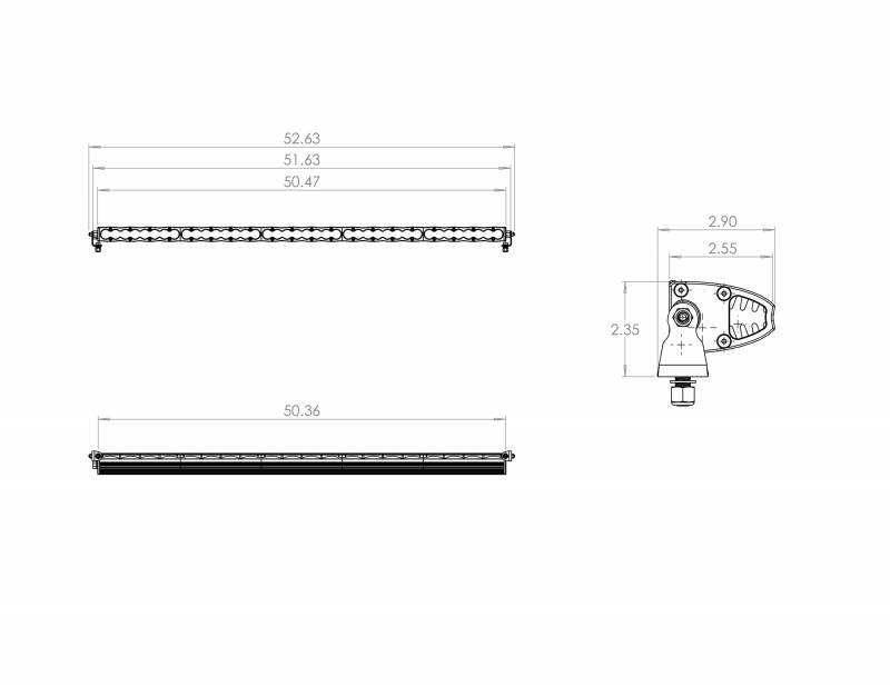 Spot LED Light Bar - Auto Parts Toys