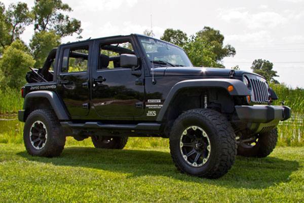 JKS 2007-2018 Jeep Wrangler JK 2Dr 3.5in Lift Kit Fox 2.0 Series with Reservoir Shocks JSPEC101KFR