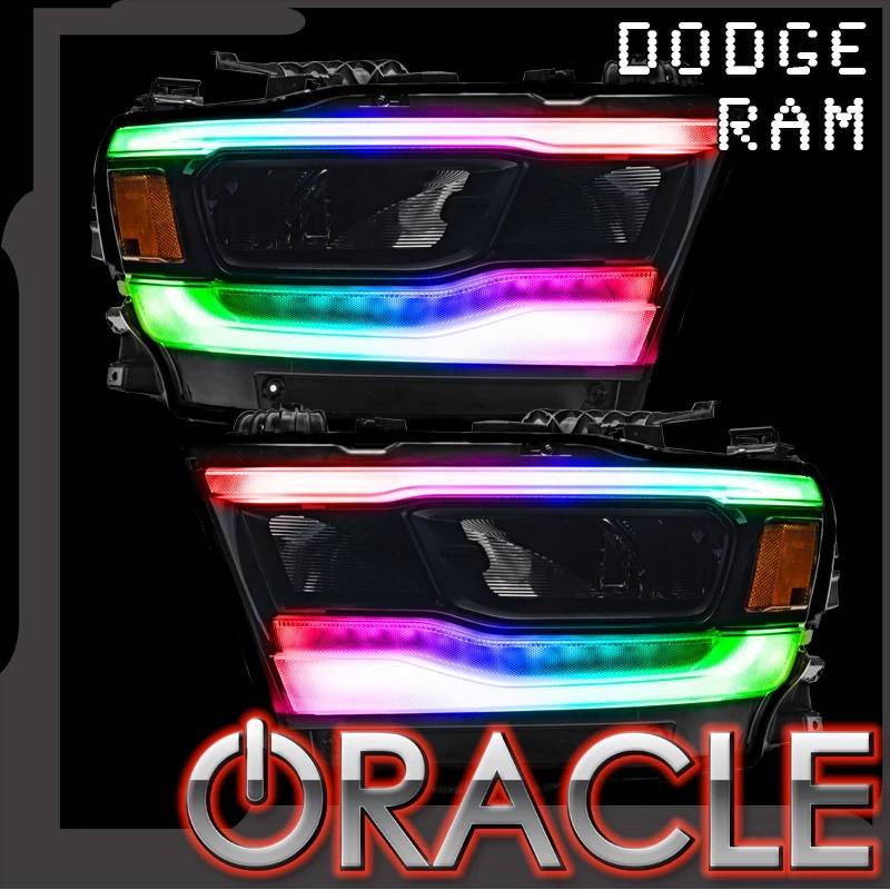 Oracle Lighting 2019-2023 Dodge Ram RGBW Headlight DRL Upgrade Kit 1281-339