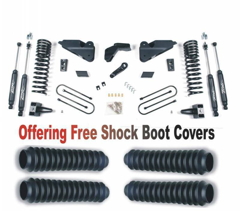 Zone OffRoad 2013-2018 Dodge Ram 3500 4WD Gas 5.5in Suspension Lift Kit System With Free Boot Protectors ZOND66N