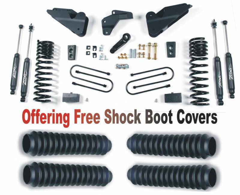 Zone OffRoad 2013-2018 Dodge Ram 3500 4WD DIESEL 4.5in Suspension Lift Kit System With Free Boot Protectors ZOND50N