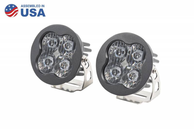 Diode Dynamics Worklight SS3 Sport White SAE Driving Round Pair Universal DD6136P