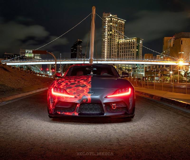 Oracle Lighting 2020-2023 Toyota Supra Colorshift RGB+A Headlight DRL Upgrade Kit 1400-333