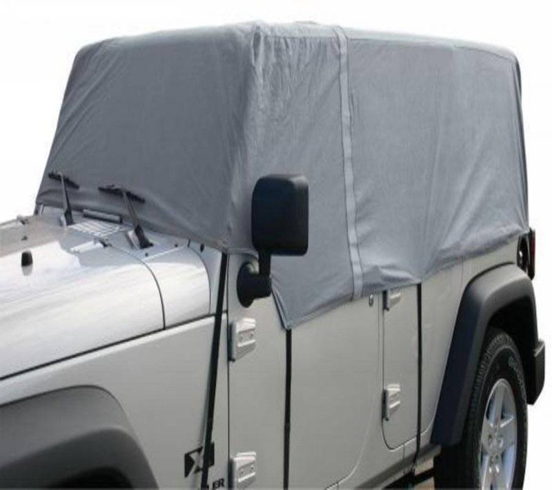 Rampage 2007-2009 Jeep Wrangler 4door Cab Cover Breathable 4 Layer Grey 1264