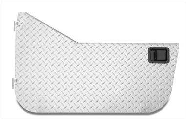 Warrior Jeep JK Wrangler Rubicon Unlimited 2dr 4dr 2007-2012 Half Front Doors Diamond plate 920DOOR