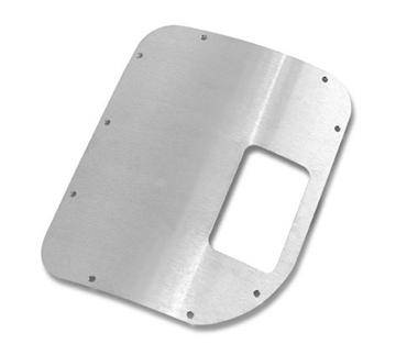 Warrior 1980-1986 Jeep CJ7  Shifter Cover W/O Transmission Shifter Cutouts Aluminum Diamond Plate 90441