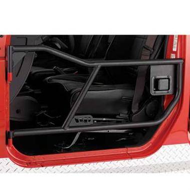 Warrior 2007-2012 Jeep JK Wrangler Rubicon Unlimited 2dr 4dr  Tube Door Front only Black powder coat 90773