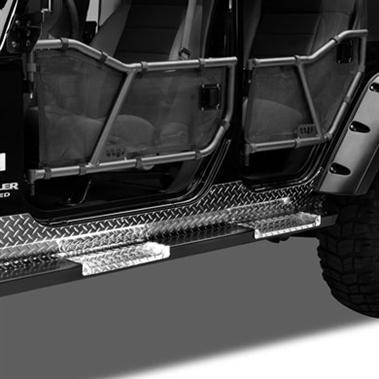 Warrior 1997-2006 Jeep TJ Wrangler Rubicon Unlimited  Adventure Tube Doors Black powder coat 90772