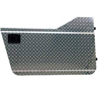 Warrior 1986-1992  Suzuki Samurai  Half Doors Black powder coat aluminum diamond plate 930DOORPC