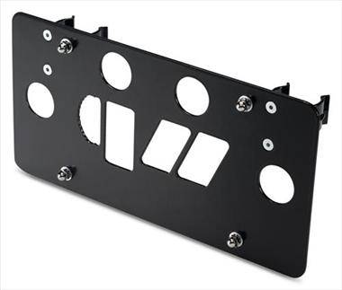 Warrior 1955-2012 Jeep YJ CJ Wrangler Hawse License Plate Mount Black powder coated 2360