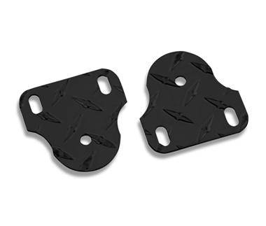 Warrior 1976-1995 Jeep CJ  Interior Windshield Hinge Black powder coated aluminum diamond plate 1530PC