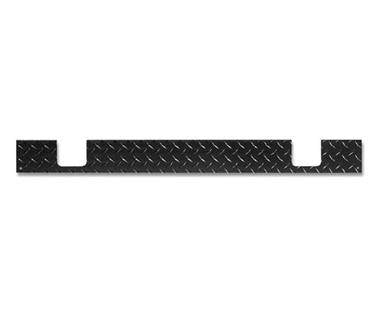 Warrior 2004-2006 Jeep LJ Wrangler Rubicon Unlimited  Back Plate Black powder coated diamond tread aluminum 918CPC