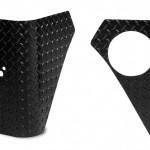 Warrior  2007-2012 Jeep JK Wrangler Rubicon 2dr  Rear Corners Black Diamond Plate 924PC